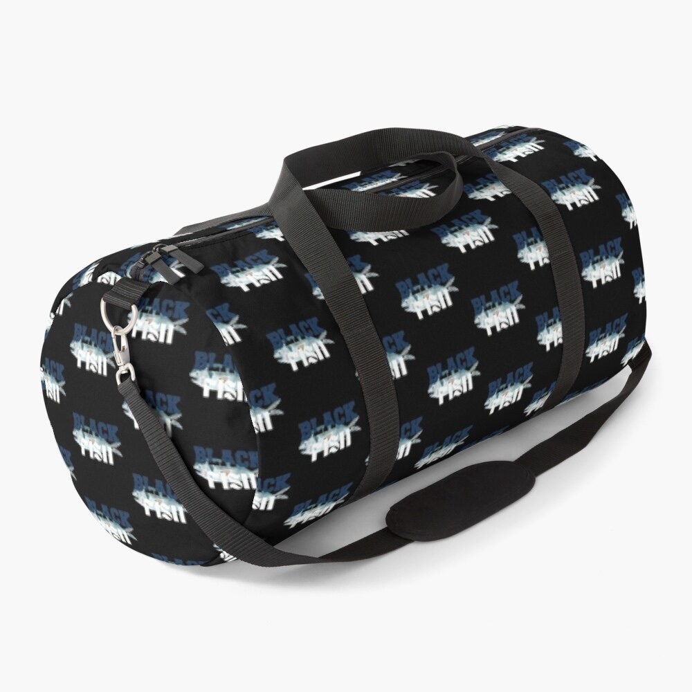 Black Summer Black Fish Duffle Bag